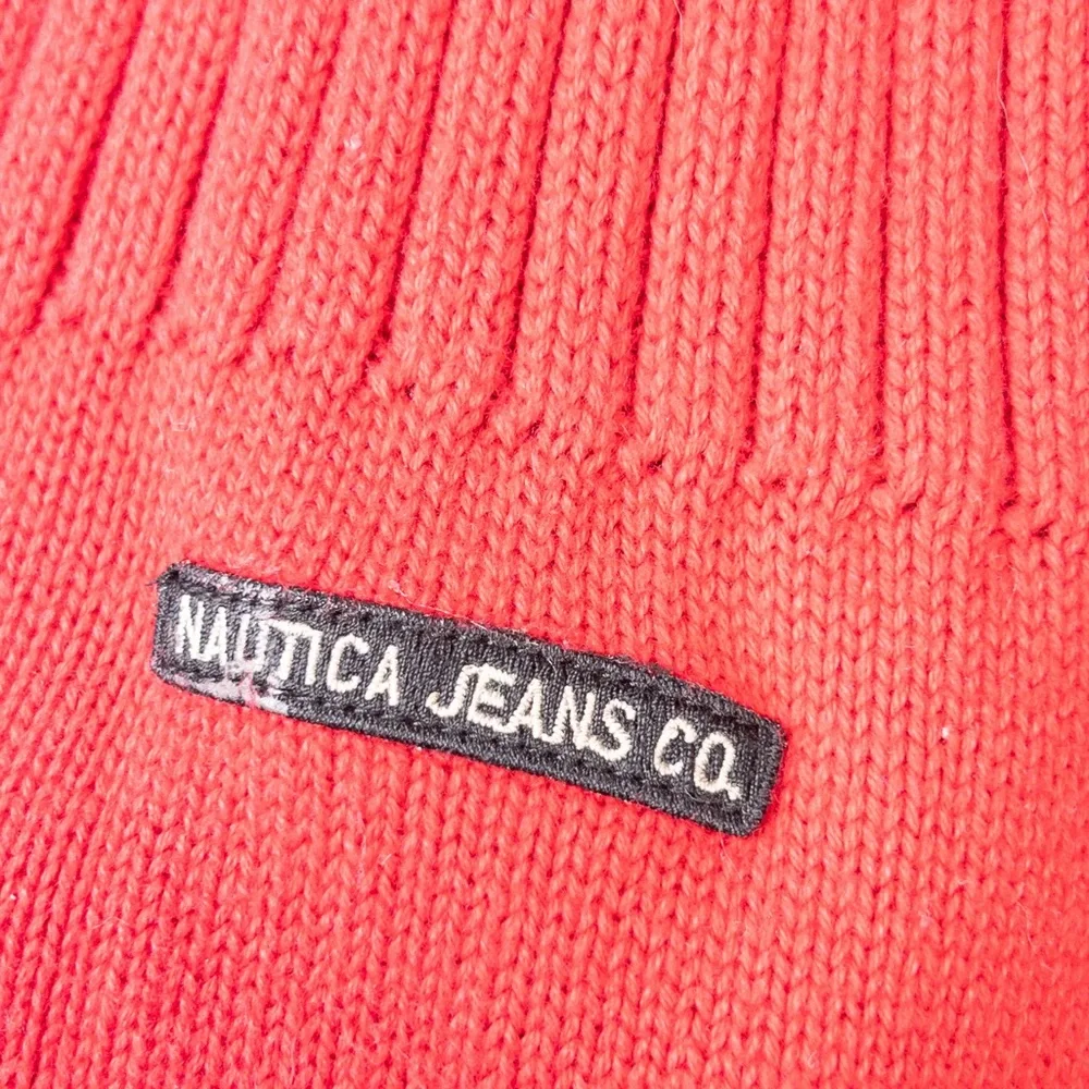 Vintage Nautica‎ Jeans Sweater Men’s XL Thick Striped Skater Grunge 90s Y2K